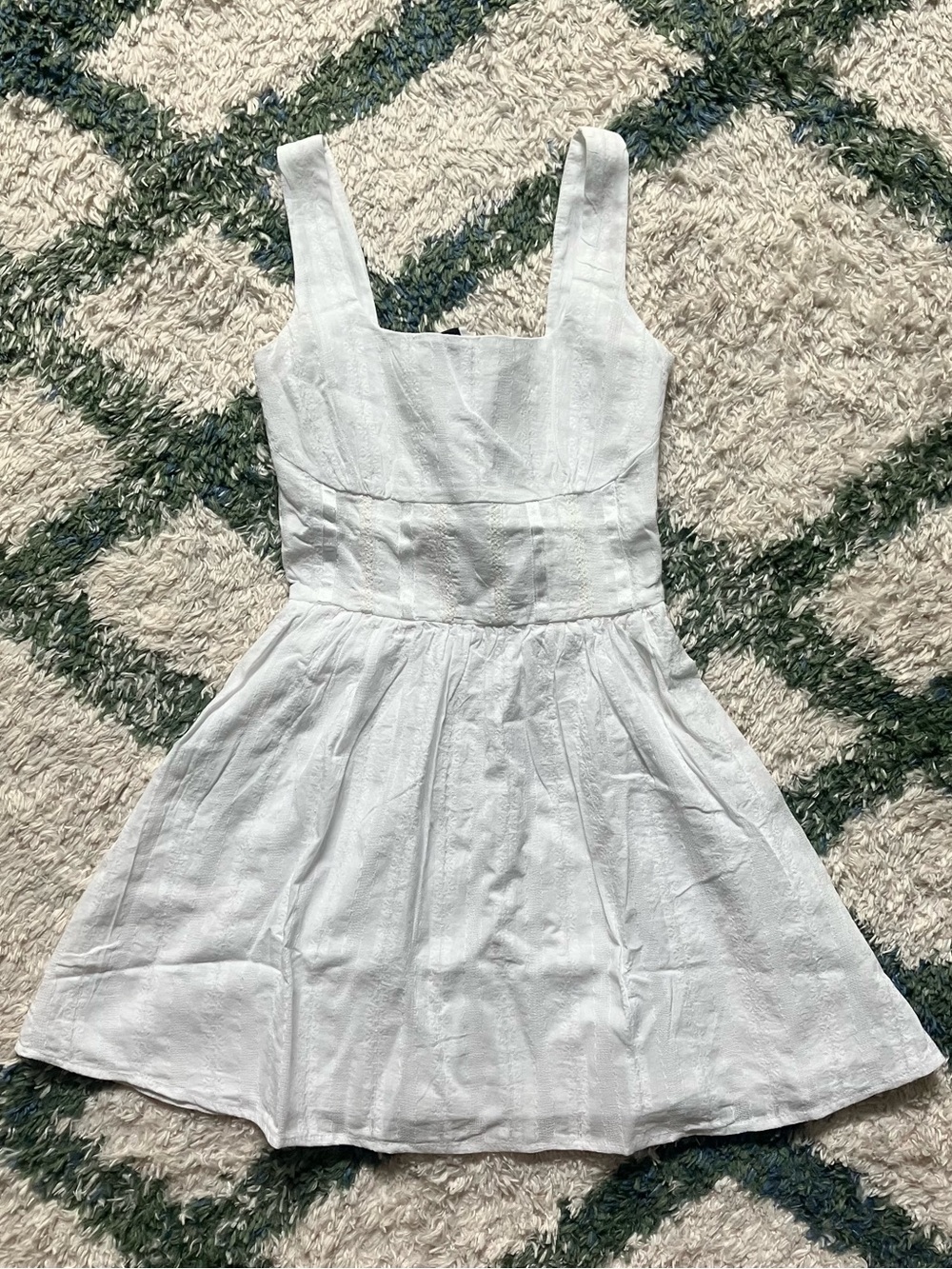 Princess Polly White Lorinda Mini Dress